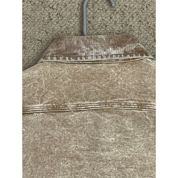 Carhartt Rugged Outdoor Vintage Canvas Acid Wash Chore Shirt Mens XL USA Made - Picture 12 of 16